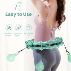 Adjustable Smart Fitness Hoop for Weight Loss Fitness Waist Slimming