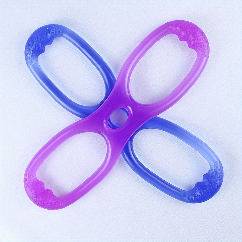 Eight shaped Yoga Puller Fitness Stretch Band Elastic Resistance Band