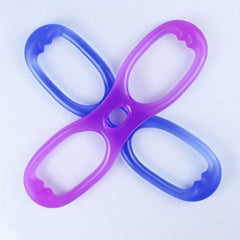 Eight shaped Yoga Puller Fitness Stretch Band Elastic Resistance Band