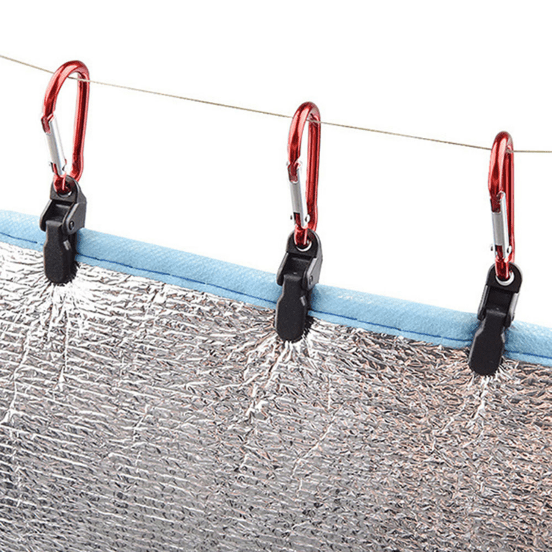 10pcs Heavy Duty Tent Clamps Outdoor Clamps Tarp Awning Canopy Clip