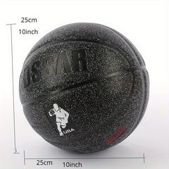 PU Leather Basketball for Outdoor Training - Non-Slip Ball