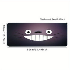 Cartoon Cat Mouse Pad Anime Gaming Desk Mat Large Stitched Edges
