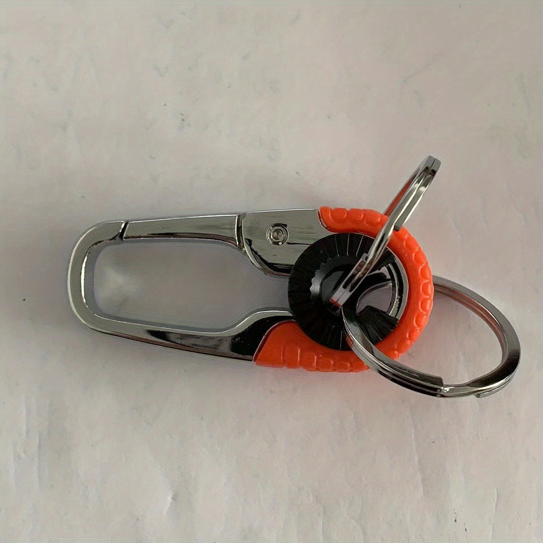 3pcs Stainless Steel Keychain Hook Buckle Carabiner Climbing Tool Fishing Keyrin