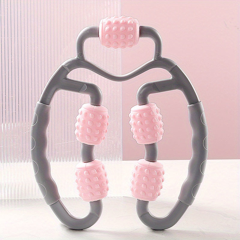 Yoga 5-wheel Hand-held Calf Massager Roller