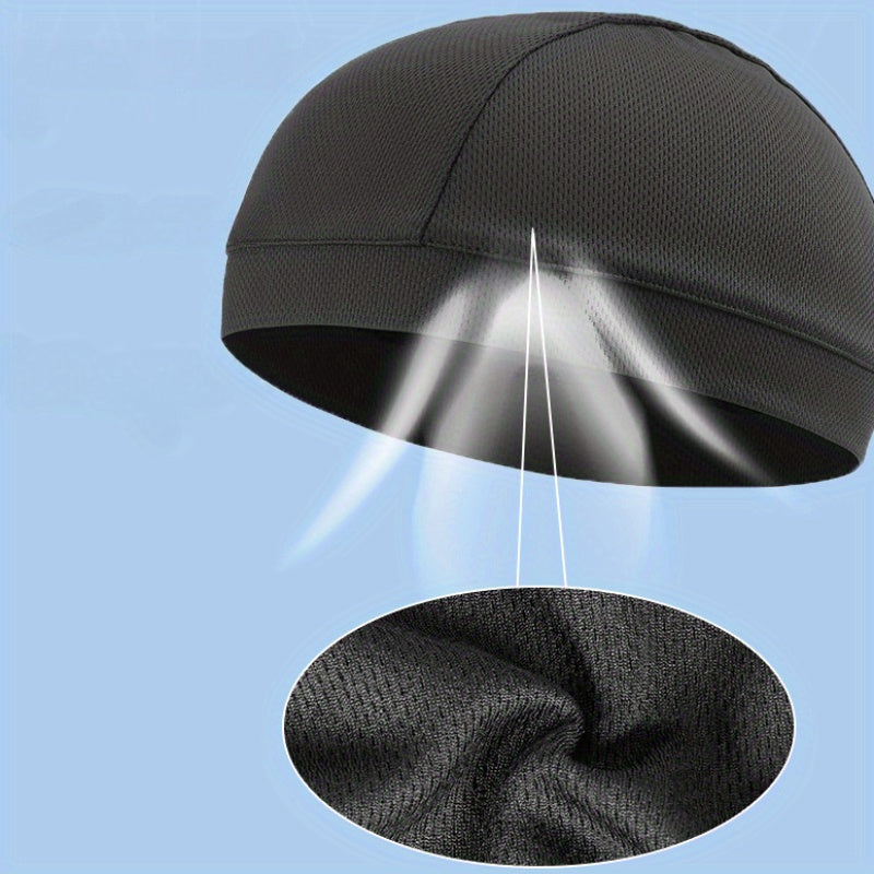 Quick Dry Moisture Helmet Cycling Cap for Motorcycle Bike Riding Unisex