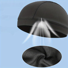 Quick Dry Moisture Helmet Cycling Cap for Motorcycle Bike Riding Unisex