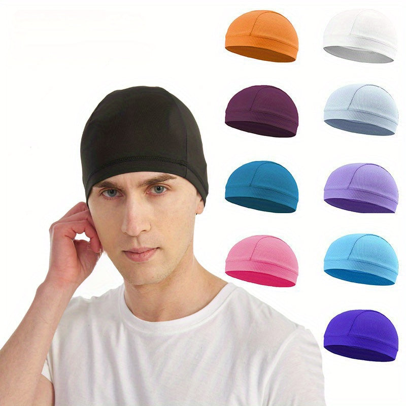 Quick Dry Moisture Helmet Cycling Cap for Motorcycle Bike Riding Unisex
