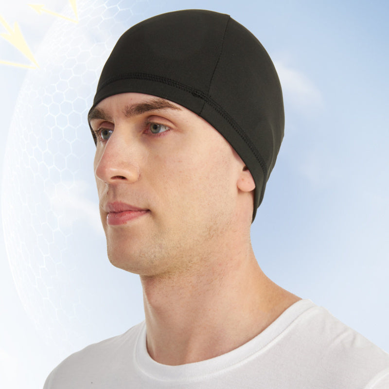 Quick Dry Moisture Helmet Cycling Cap for Motorcycle Bike Riding Unisex