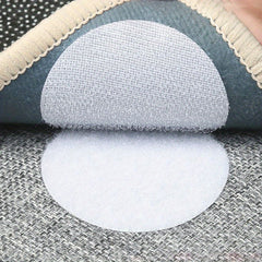 10pcs Non Slip Rug & Sofa Stickers Adhesive Hook & Loop Floor Stickers