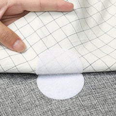 10pcs Non Slip Rug & Sofa Stickers Adhesive Hook & Loop Floor Stickers