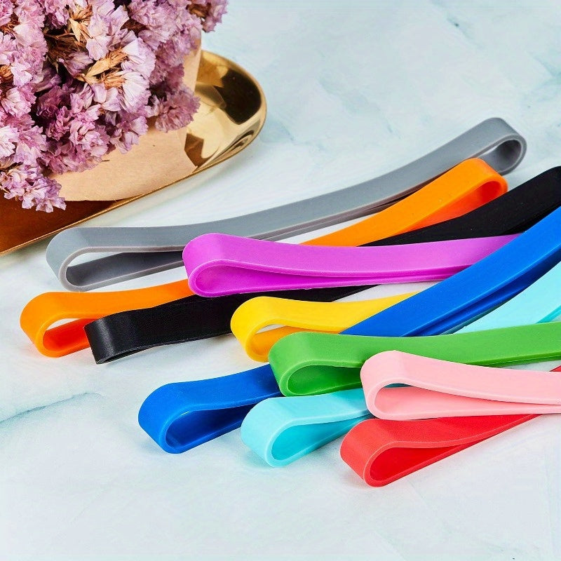 10pcs Large Silicone Rubber Bands 17 78 Cm Elastic Rubber Wrapping Bands