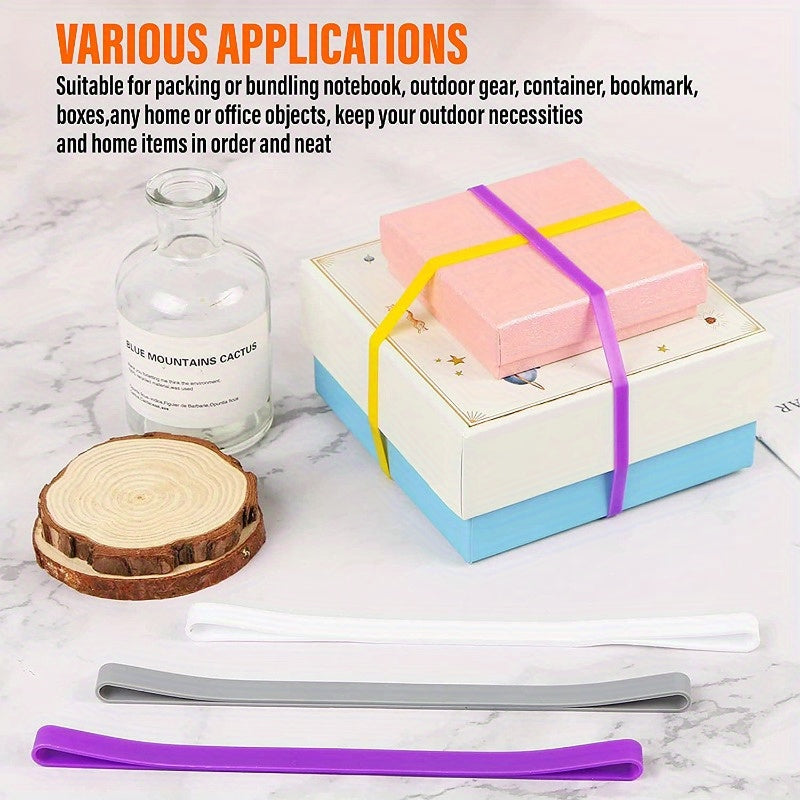 10pcs Large Silicone Rubber Bands 17 78 Cm Elastic Rubber Wrapping Bands