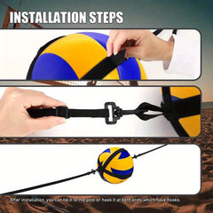 Adjustable Volleyball Training Equipment Volleyball Aid Elastic Training Belt