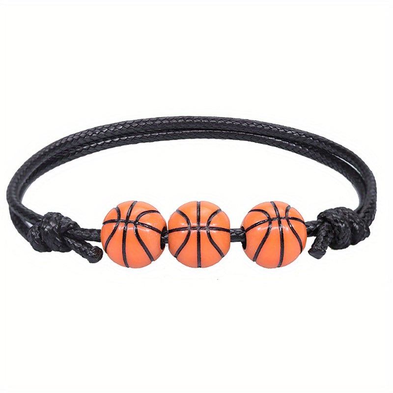 Sports Rope Bracelet, Baseball Volleyball Rugby Bracelet