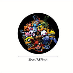 Horror Game Round Mouse Pad - Custom Desk Mat for School & Home
