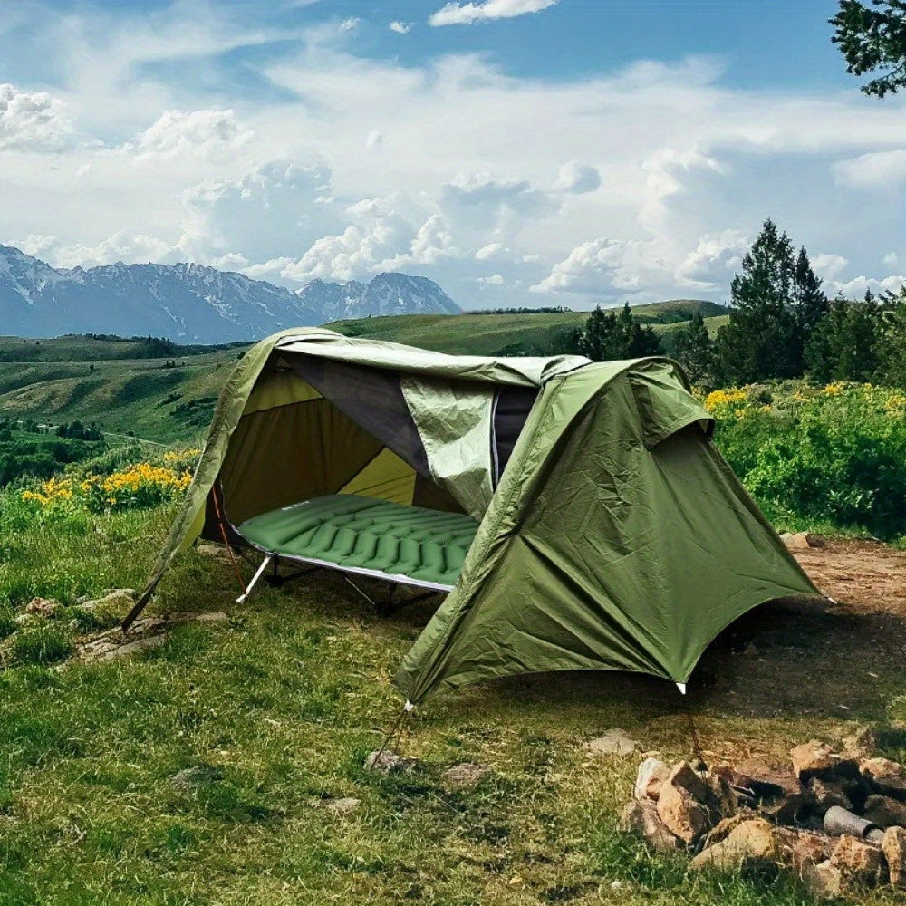 Ultralight Inflatable Mattress Sleeping Pad with Pillows for Camping