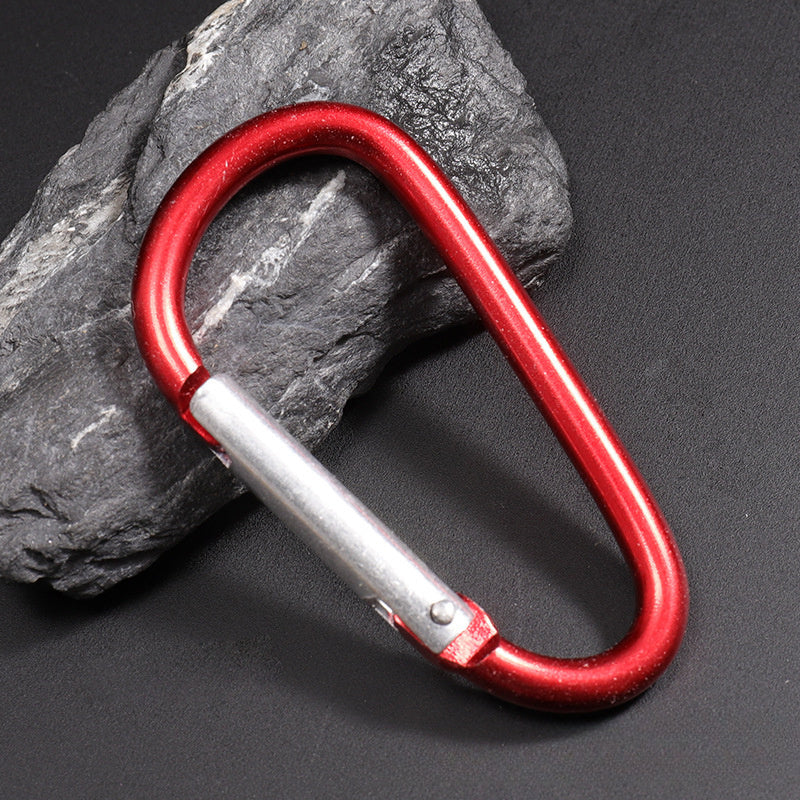3pcs Outdoor D-shaped Spring Mountaineering Buckles