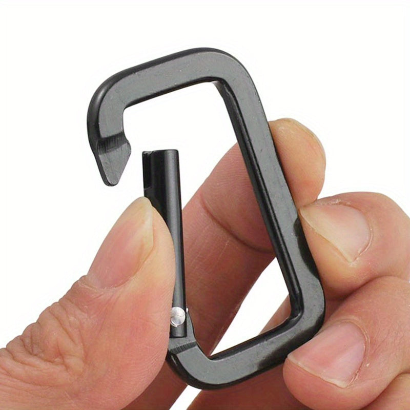 5pcs Safety Buckle for Hiking Camping Aluminum Carabiner Backpack Hanging