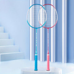 2pcs Aluminium Alloy Badminton Rackets for Training