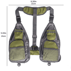 Waterproof Fishing Vest 600D Oxford Cloth Multiple Pockets Tool Holders