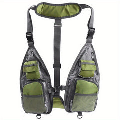 Waterproof Fishing Vest 600D Oxford Cloth Multiple Pockets Tool Holders