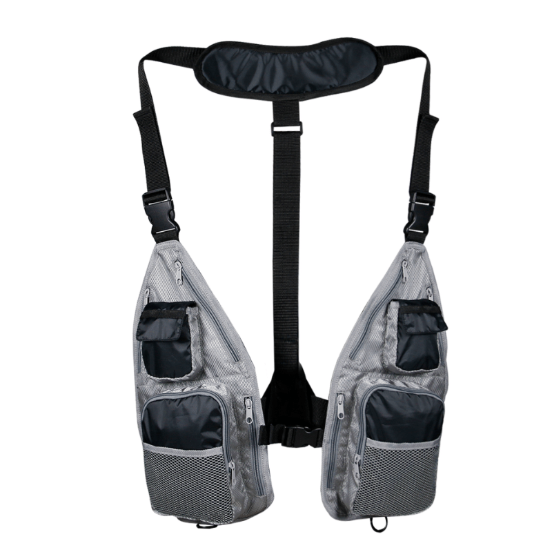 Waterproof Fishing Vest 600D Oxford Cloth Multiple Pockets Tool Holders