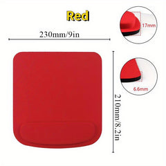 3pcs Mouse Pad With Hand Rest For Home And Office