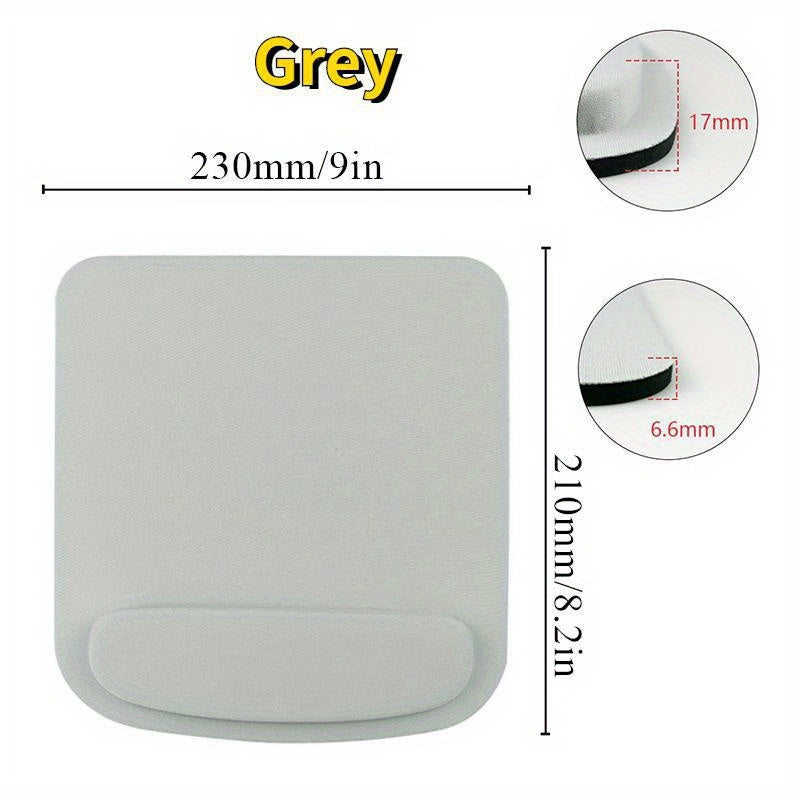 3pcs Mouse Pad With Hand Rest For Home And Office