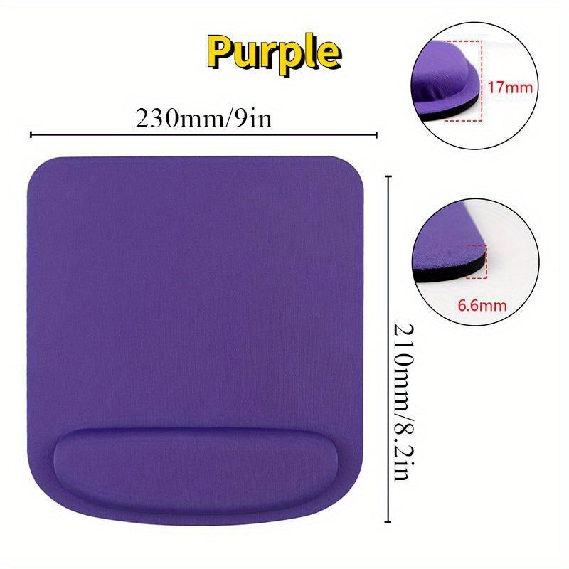 3pcs Mouse Pad With Hand Rest For Home And Office