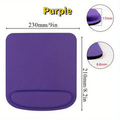 3pcs Mouse Pad With Hand Rest For Home And Office