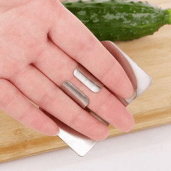 Stainless Steel Finger Guard for Slicing - Kitchen Cutting Protector