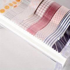 Tape Cutter Holder Transparent Tape Dispenser School Supplies
