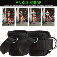 Padded Ankle Straps For Cable Machine - Glute Training & Kickbacks