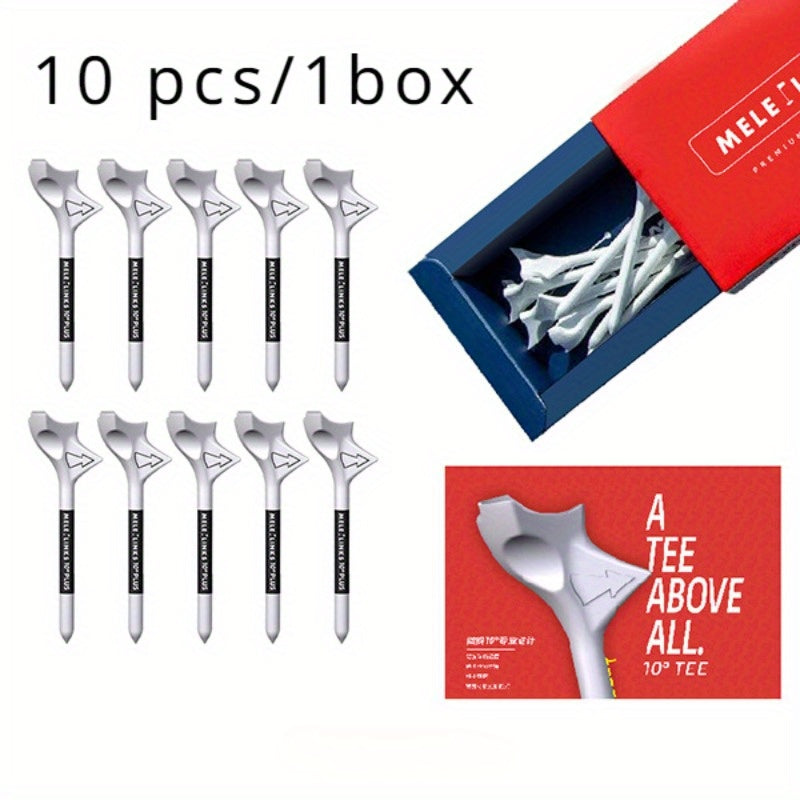 10 Pcs Unbreakable Golf Spike Golf Tee
