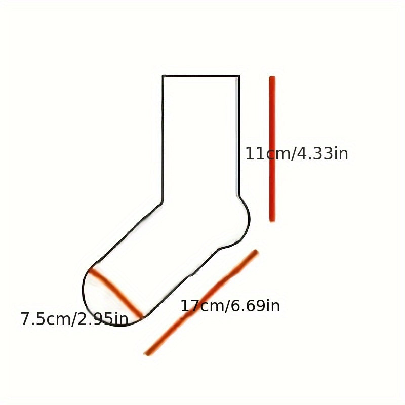 5 Pairs Men's Solid Crew Socks Breathable Comfy Casual Unisex Outdoor
