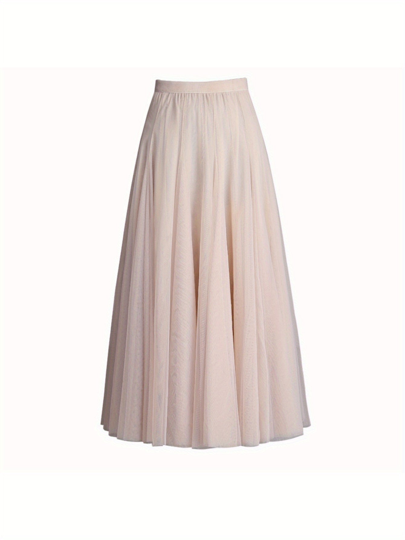 High Waist Mesh Mid-length Skirt Women's Activewear