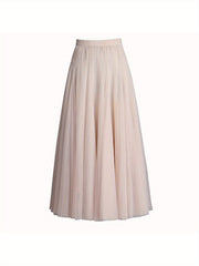 High Waist Mesh Mid-length Skirt Women's Activewear
