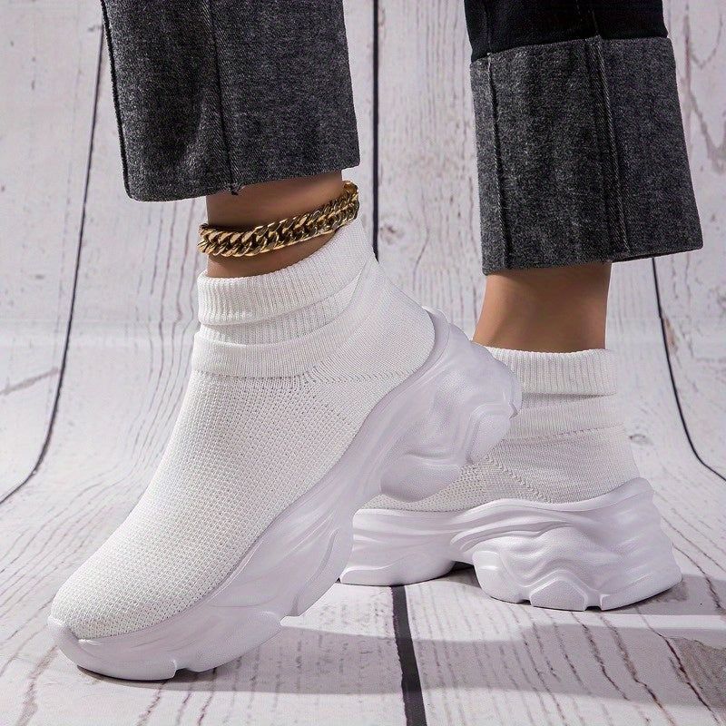 Women's Stylist Slip on Socks Sneakers Running Shoes
