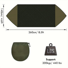 Portable Camping Hammock with Mosquito Net & Tree Straps