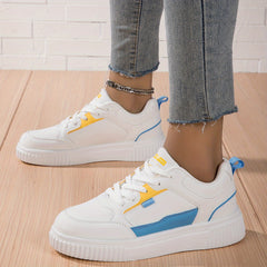 Women's Low Block Sneakers Lightweight Skate Shoes
