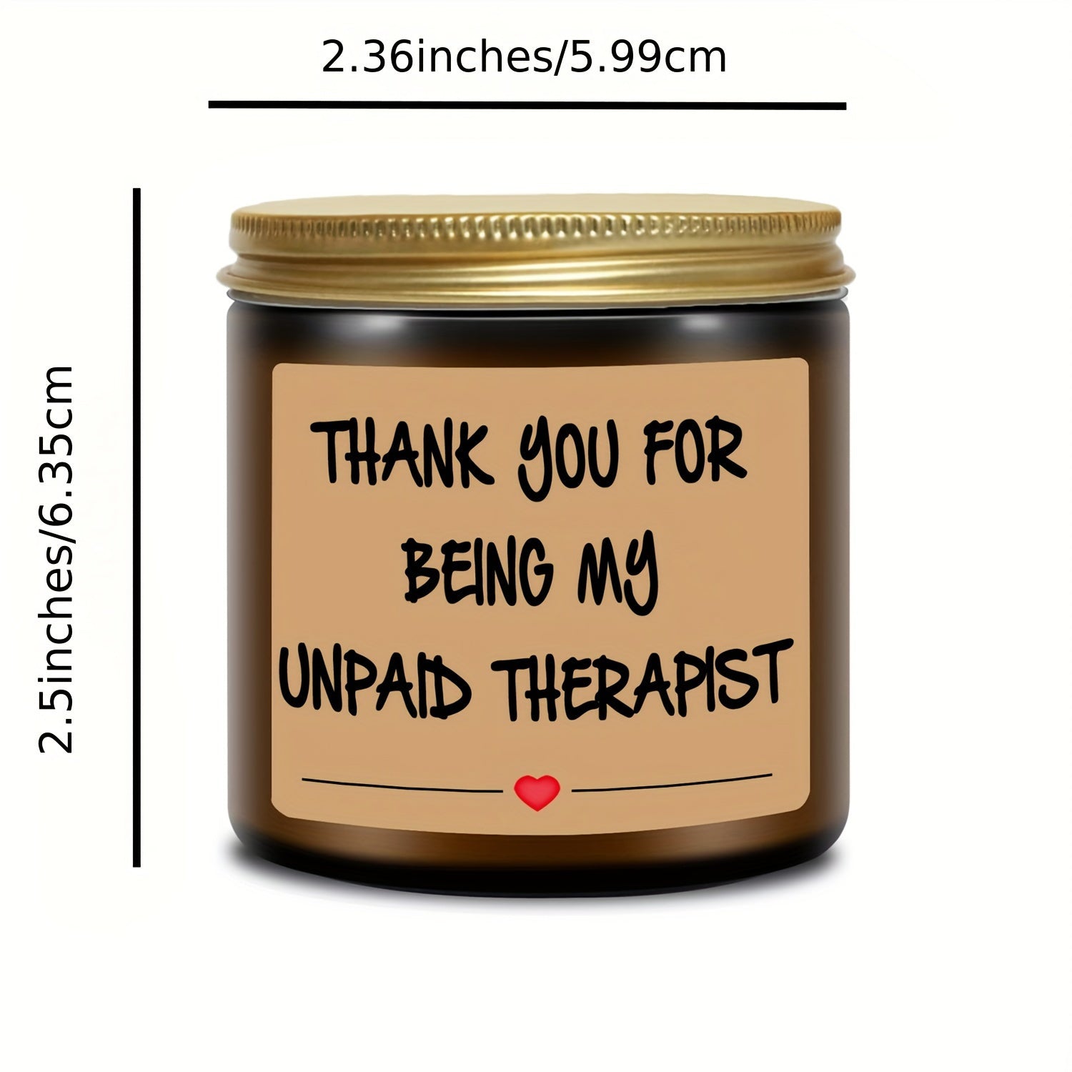 Scented Aromatherapy Jar Candle Thank You Gift