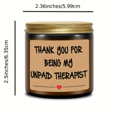 Scented Aromatherapy Jar Candle Thank You Gift