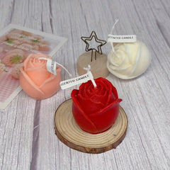 1pc Rose Scented Candle for Wedding Gift Bedroom Decoration