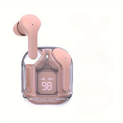 Transparent TWS Wireless Earbuds Touch Button Digital Display
