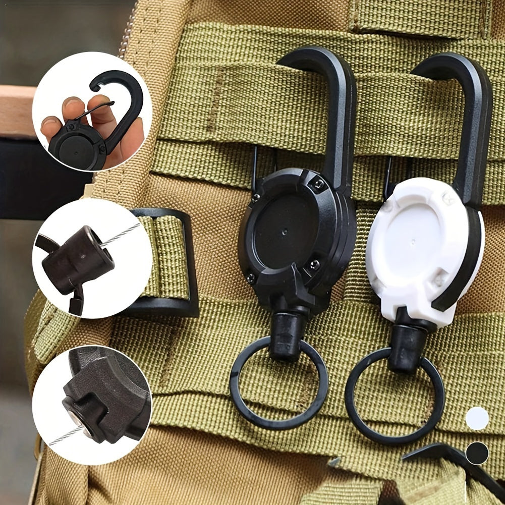 Anti Theft Telescopic Keychain, Retractable Wire Rope
