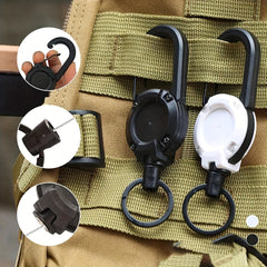 Anti Theft Telescopic Keychain, Retractable Wire Rope