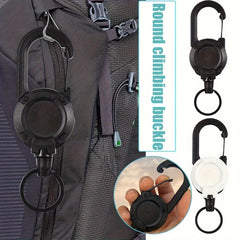 Anti Theft Telescopic Keychain, Retractable Wire Rope