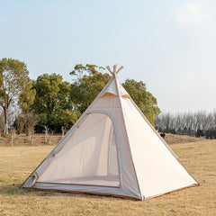 Portable Pyramid Tent for Outdoor Camping, Waterproof, Foldable