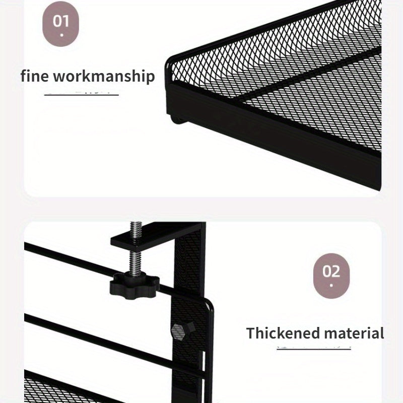 Under Desk Cable Management Tray Wire Organizer Shelf