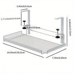 Under Desk Cable Management Tray Wire Organizer Shelf
